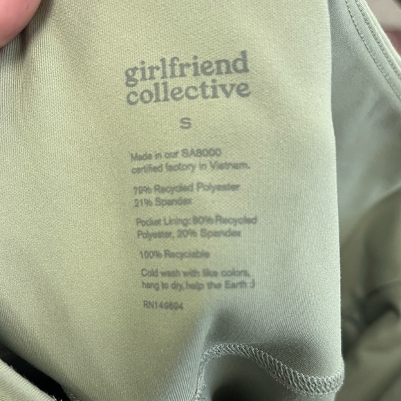 GIRLFRIEND COLLECTIVE Matcha Compressive High-Rise Legging - Picture 5 of 10